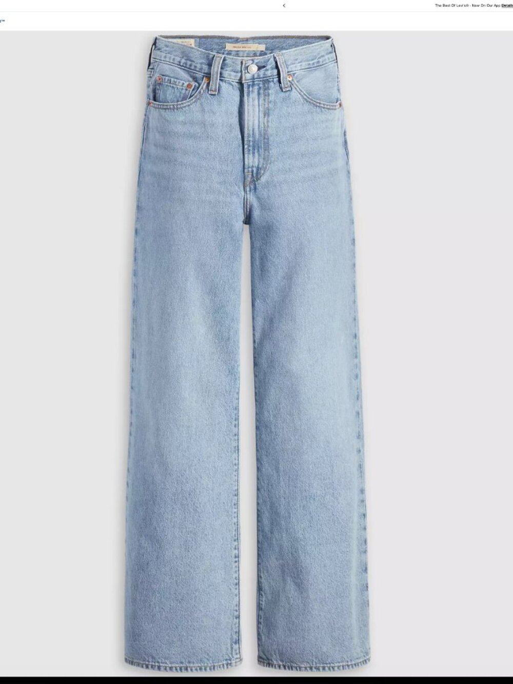EUC Levi's Women's Ribcage Wide-Leg Jeans - Size 31
